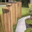 Slatted Bamboo Privacy Screen