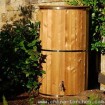 Wooden Rain Barrel