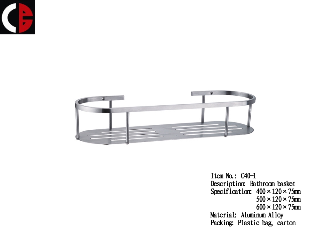 Aluminum Alloy Bathroom basket C40-1