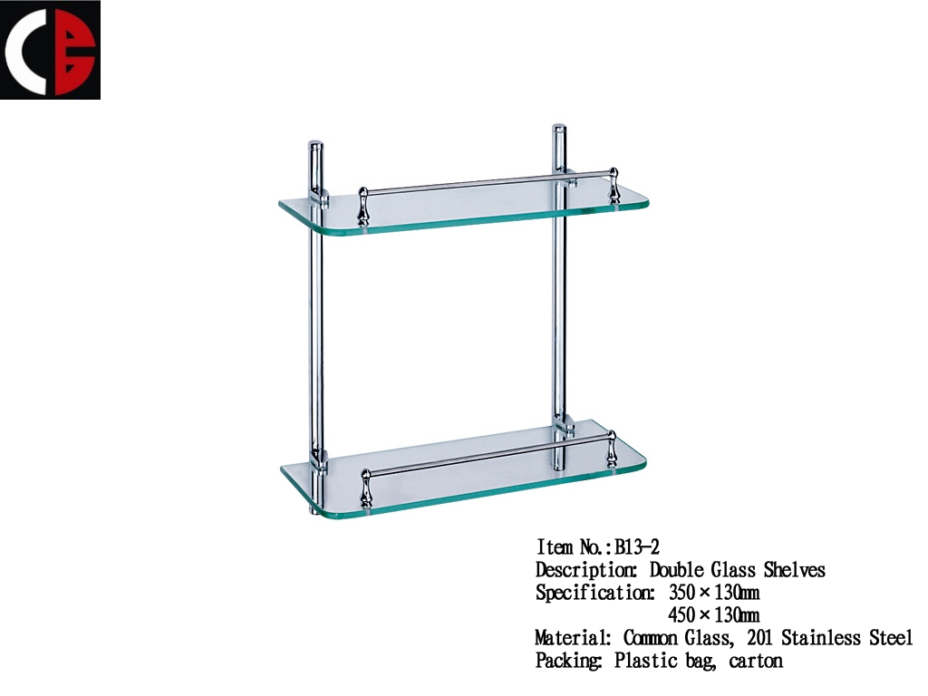 Double Glass Shelves B13-2