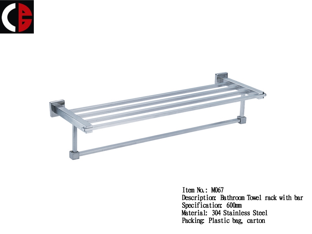 Bathroom Towel rack with bar M067
