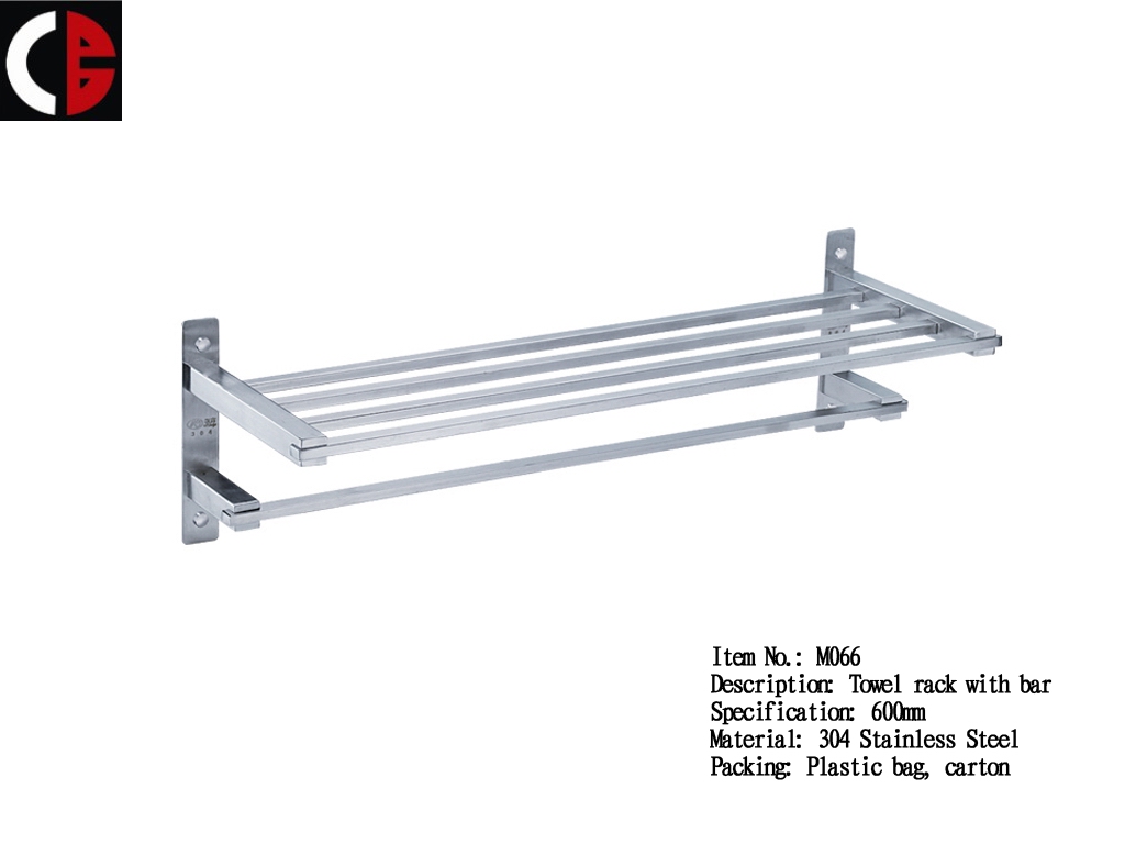 Towel rack with bar M066