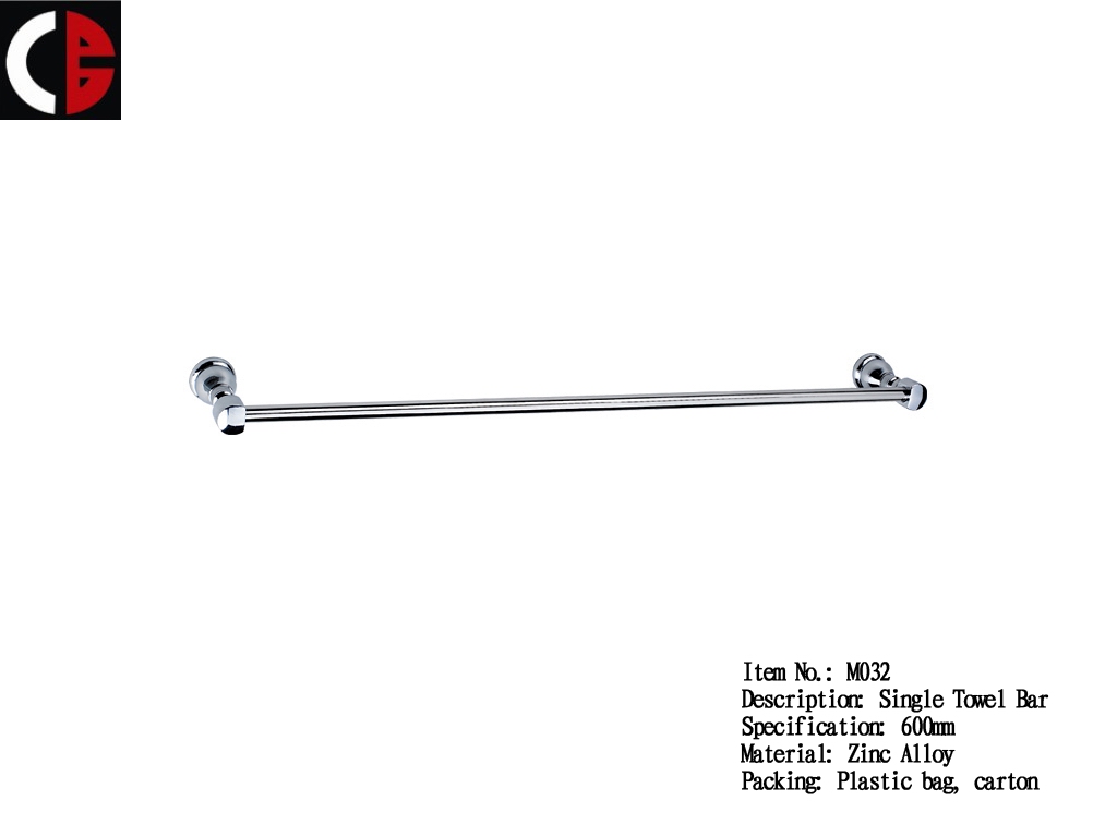 Zinc Alloy Single Towel Bar M032
