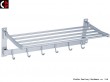 Bathroom Towel shelf with hooks M100