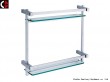 Double Square Glass Shelves B26-2