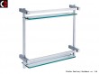 Double Square Glass Shelves B26-2