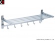 Foldaway Towel rack with hooks M088