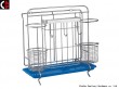 Kitchen wire basket set with plastic tray A1201