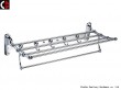 Zinc Alloy Towel Shelf with hooks and bar M029