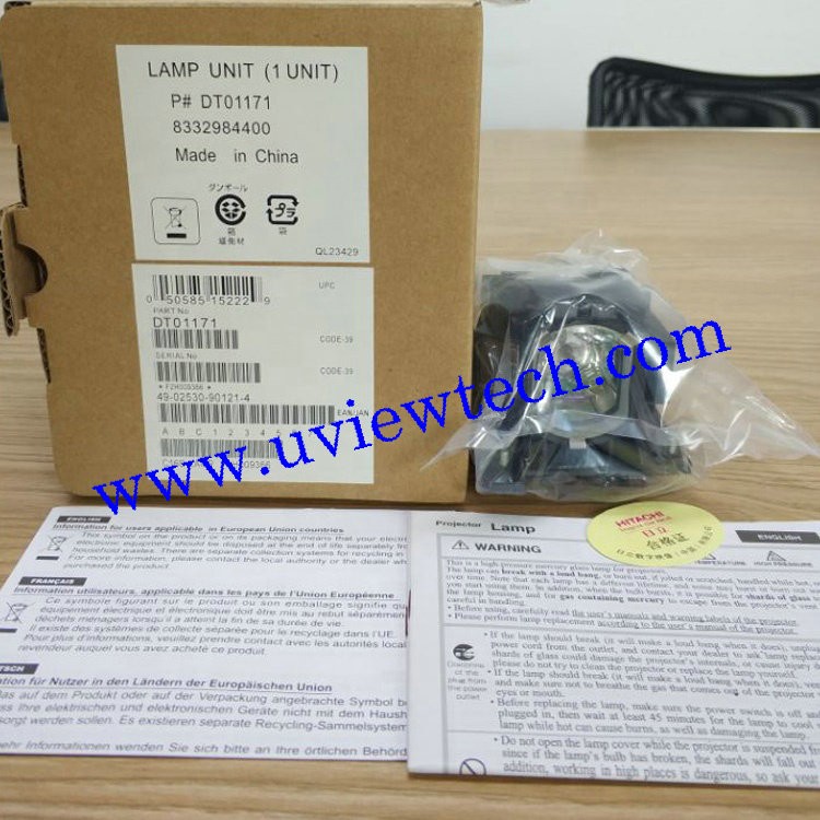 Factory Cheap Projector Lamp DT01171 For Hitachi CP-X4021N /CP-X5021N /CP-WX4021N Projectors