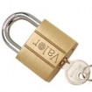 double channel brass padlock
