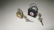 side open padlock