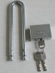 Square vane keys padlock