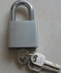 Square vane keys padlock