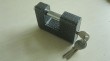 Steel armoured padlock