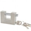 Transverse iron or brass padlock
