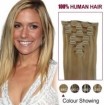 100% human hair Clip-in Extension #18/613