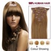 100% human hair Clip-in Extension#12Golden Brow