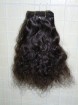 virgin human hair 12inch curly hair