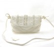 8732 beige real leather fashion shoulder bag