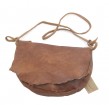 8809 brown stylish design genuine leather handbag