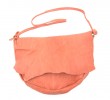 8809 orange 100% leather fashion shoulder bag