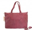 8900 red hobo style real leather ladies handbag