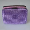 Aluminum Card Wallets/Diamond coated/Purple