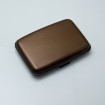Aluminum Card Wallets/Solid Color/Brown