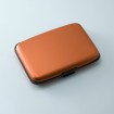 Aluminum Card Wallets/Solid Color/Orange