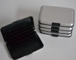 Aluminum Card Wallets/Solid Color/Silver