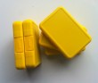Plastic Memory Card Case Yellow