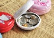 Tinplate Round Coin Case/Coin Purse