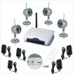 Wireless 4 CCTV Camera DVR Security Kit W802Z4