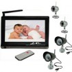 7 Inch Baby Monitor (2.4GHz, Night Vision, 4 Ch 