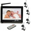 7 Inch Baby Monitor (Night Vision,2.4GHz, 4 Ch 