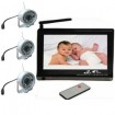 7 Inch Viewer + 3 Wireless Night Vision Cameras 