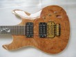 burled maple electric guitar