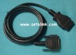 OBDII16PIN TO DB25PIN FEMALE TEST CABLE