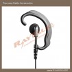 Adjustable Ear hook earphone for two way radio