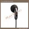 Black Ear bud earpiece for two way radio