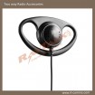 D shape ear loop earpiece for two way radio