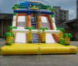 Inflatable tropic slide-inflatable slide