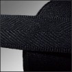 Black Herringbone Webbing