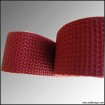 dark-red polypropylene webbing