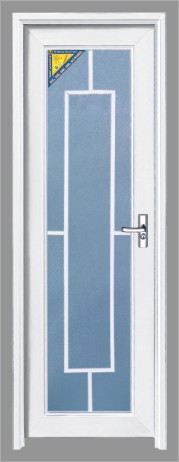PVC glass door