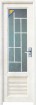 PVC-U glass door with grid