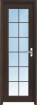 tempered glass door