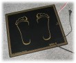 Glass heater for foot massager