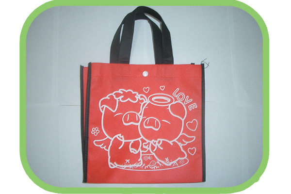 Red colour Non woven Bags 